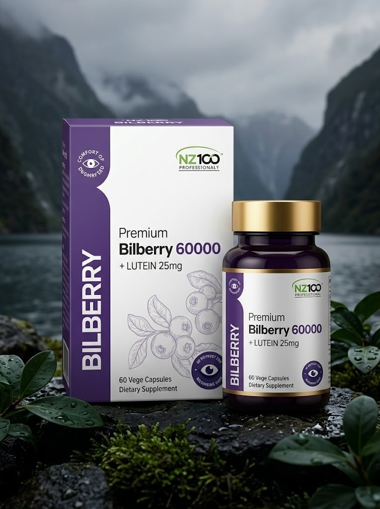 Premium Bilberry 60000 + Lutein 25mg 빌베리 60000 + 루테인 25mg