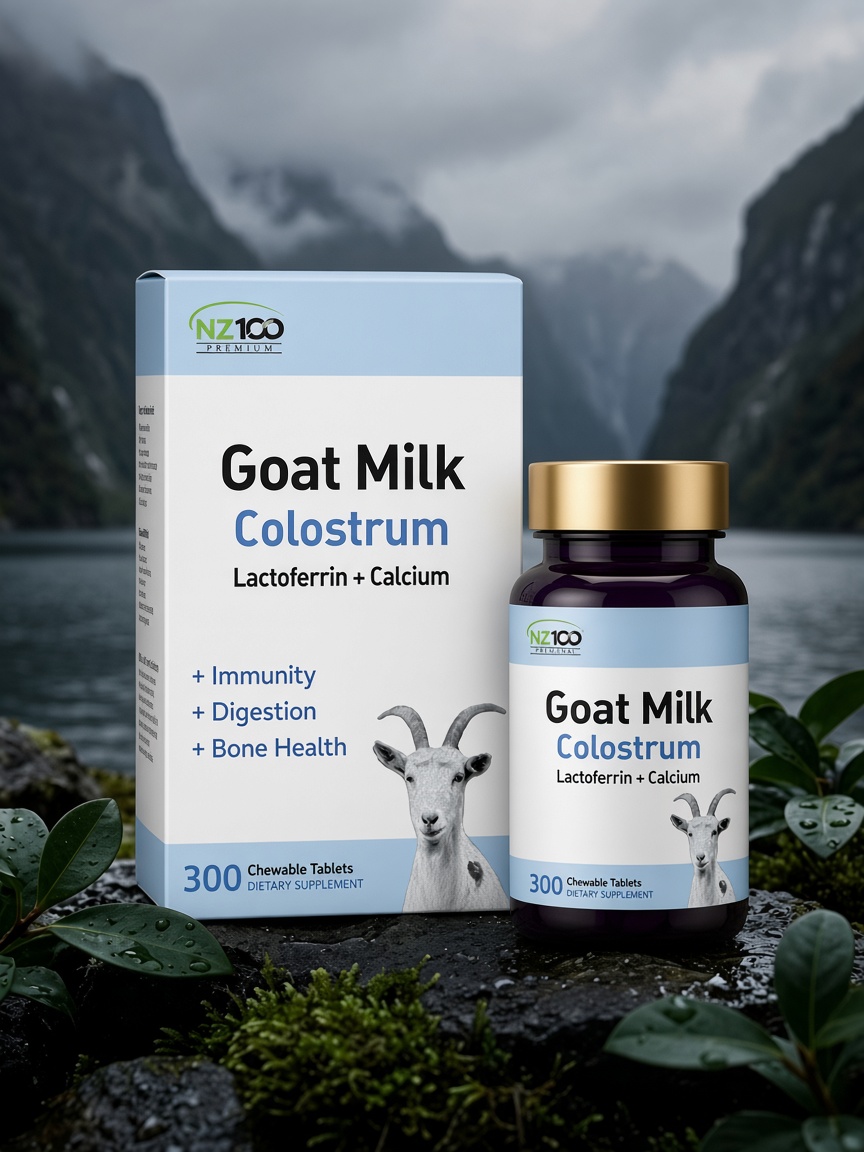 Goat Milk Colostrum Lactoferrin + Calcium 산양유·초유·락토페린 + 칼슘