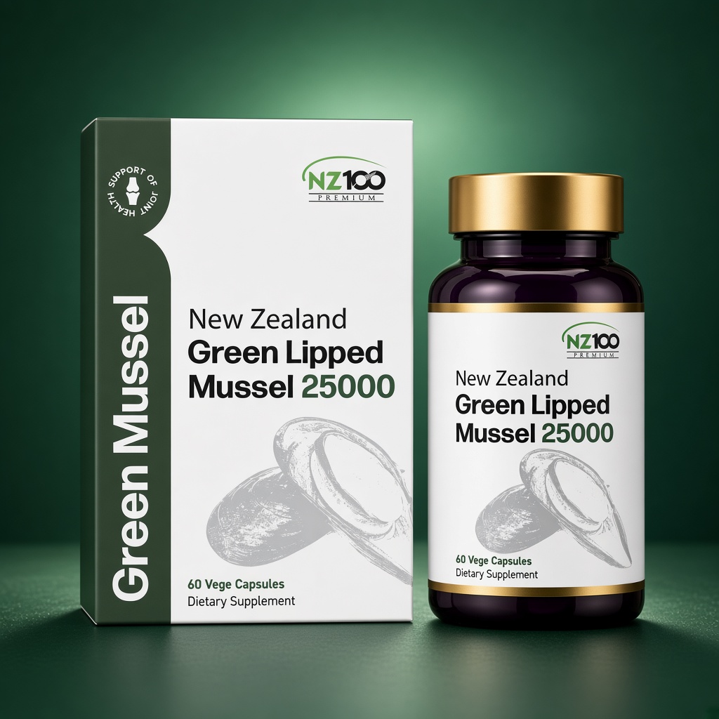 New Zealand Green Lipped Mussel 25000 Powder Capsule 고함량 초록입홍합 25000